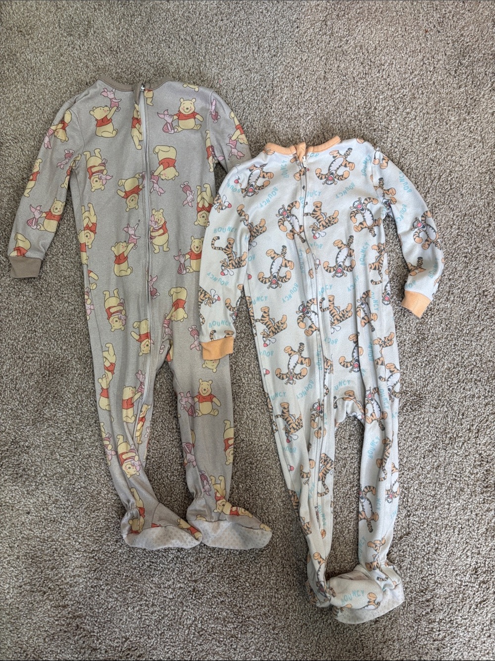 Disney Baby Winnie the Pooh Kids Footed Pajamas